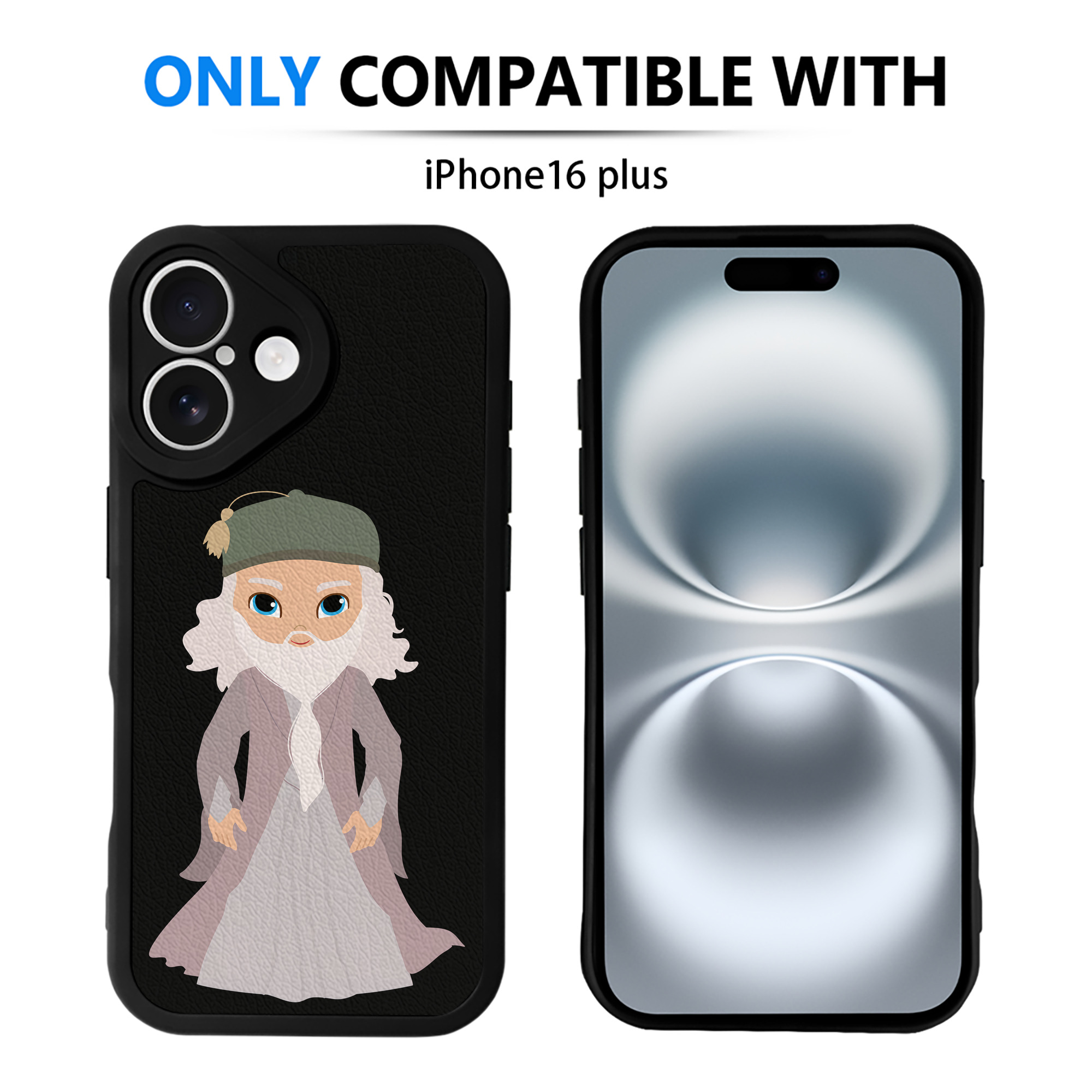 （画像用） Harry Potter ハリー・ポッターシリーズ 【iPhone 16シリーズ対応】シリコンスマホケース（レザー調） 材質：シリコン